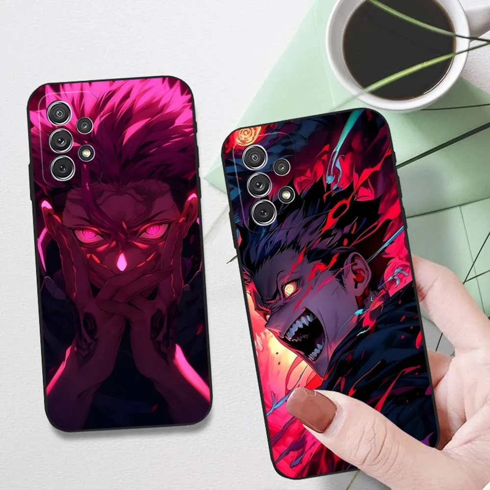 Jujutsu Kaisen Anime Phone Case for Samsung Galaxy S20 S21 S24 S23 S22 Ultra Fe Plus M54 A34 A54 A24 A52 A53 Coque