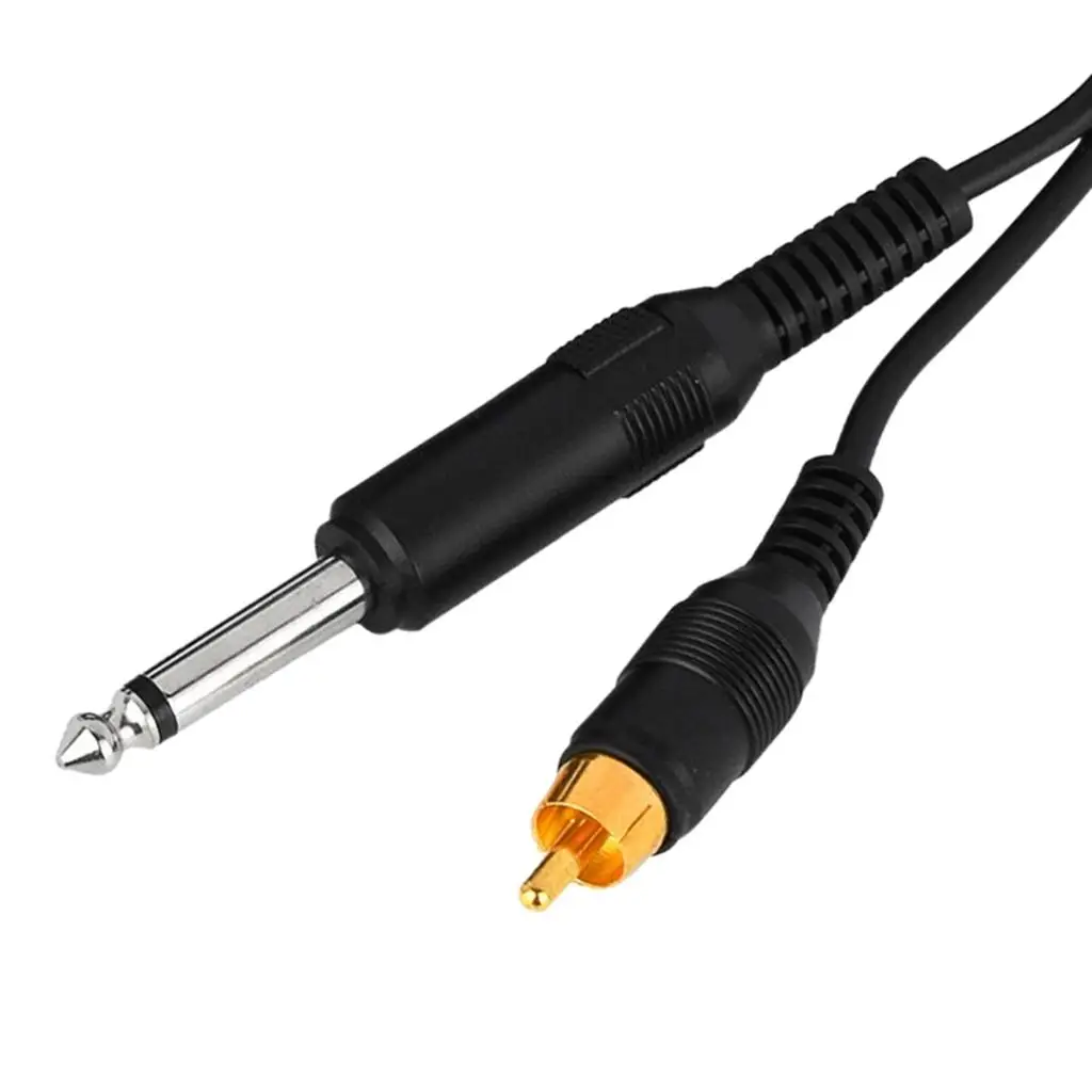 Tattoo Hook Line Black Silicone Clip Cord Phono Plug Wire Tattoo Machine Accessories for Rotary Tattoo Machine