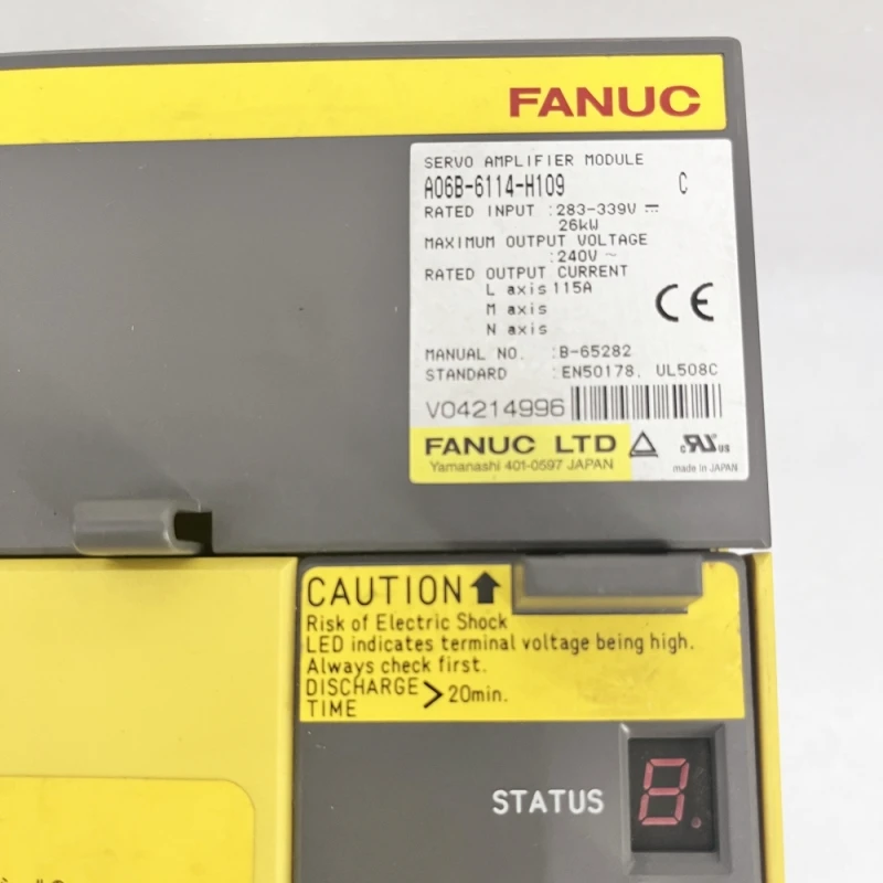 A06B-6114-H109 Original old used Fanuc Servo Amplifier Module in-stock inventory A06B-6114-H109