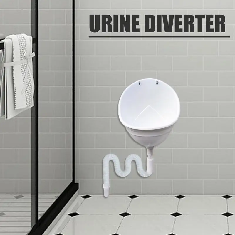 Urine Diverter Toilet Urinal Diverter Outdoor Toilet Convenient Waterless Urinal Wall Mount Urine Diverter Outdoor Camping