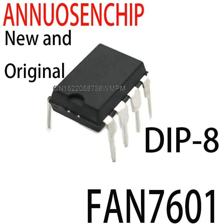 10PCS New and Original  DIP8 7601 DIP  FAN7601