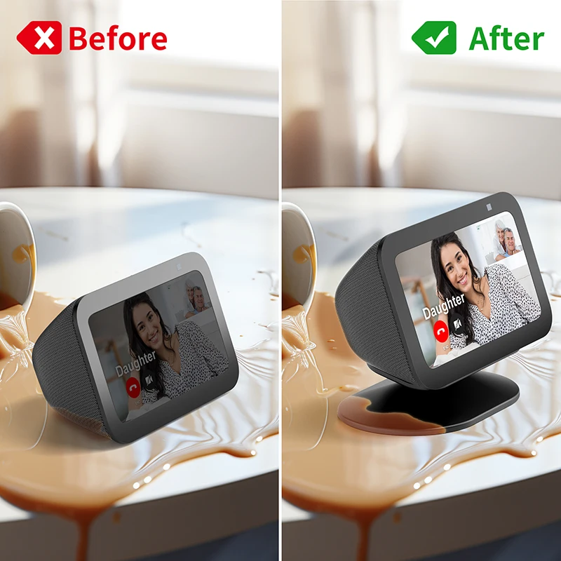 PlusAcc-حامل مغناطيسي لعرض صدى 5 ، 3rd Gen ، إمالة دوارة ، وظيفة قابلة للتعديل للحصول على رؤية جيدة ، زاوية الكاميرا