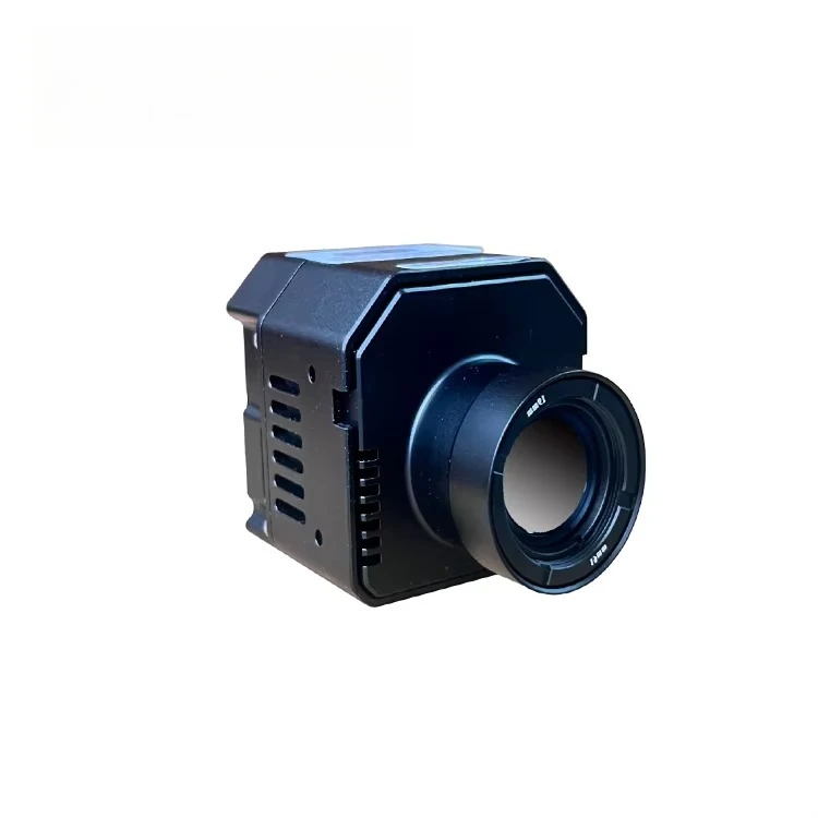 F1.0 Fire Detection 12um 13mm Small Size Security High Quality 640x512 Thermal Imaging 1.6km Range Network Analog Camera Module