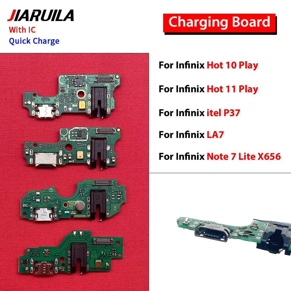 USB Charger Charging Dock Port Connector Flex Cable For Infnix Hot 9 Play/Hot 10 Play/LA7itel P37/Hot 11 Play/Note7 Lite