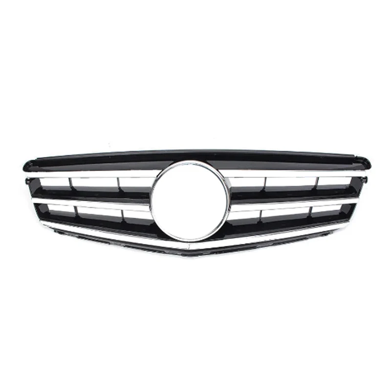 Front Bumper Grille Hood Grill For Mercedes-Benz C-Class W204 C180 C200 C300 C350 2008-2014 Tuning Grills