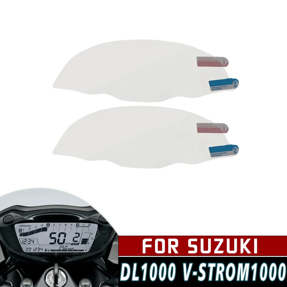 For SUZUKI DL1000 V-STROM1000 SV650 GSX-S1000 GSX-S750 GSX-S1000F GSXS 1000 Scratch Cluster Screen Instrument Film Protector