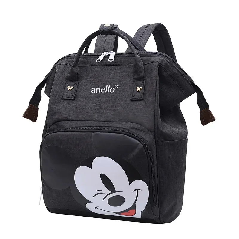 Disney mãe bebê menina menino mochila mickey grande capacidade saco de armazenamento bolsa mickey mouse mochila novo dos desenhos animados saco de fraldas