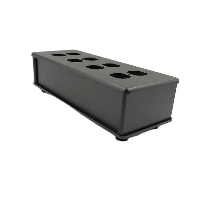 مقبس الطاقة القياسية الأمريكية سبائك الألومنيوم الشاسيه الأسود 8 بت صف التوصيل لتقوم بها بنفسك حالة الولايات المتحدة مقبس الطاقة الشاسيه