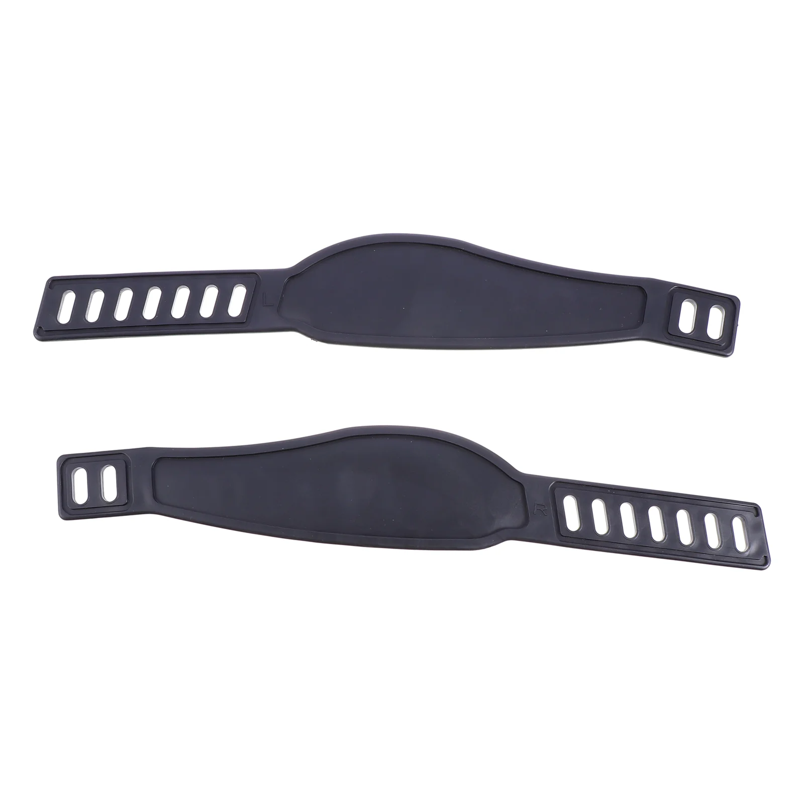 

2 Pcs Sports Foot Strap Fitness Bike Stationary Cycling Fix Bands Plastic Replacement Straps