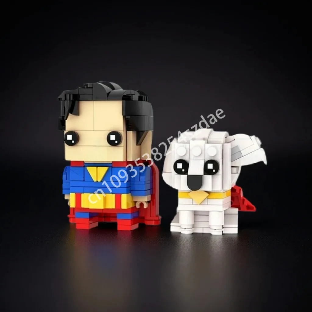 

364pcs MOC Alien Superhero & Krypto 2025 Brickheadz Building Blocks STEM Educational Model Christmas toy Gift Assemble
