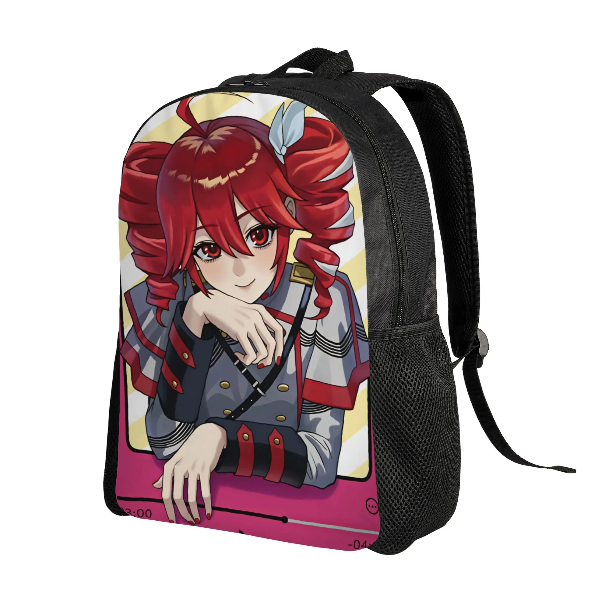 Kasane Teto Character Backpack  Travel Backpacks Student Unisex Kawaii School Bags Custom Lightweight Rucksack