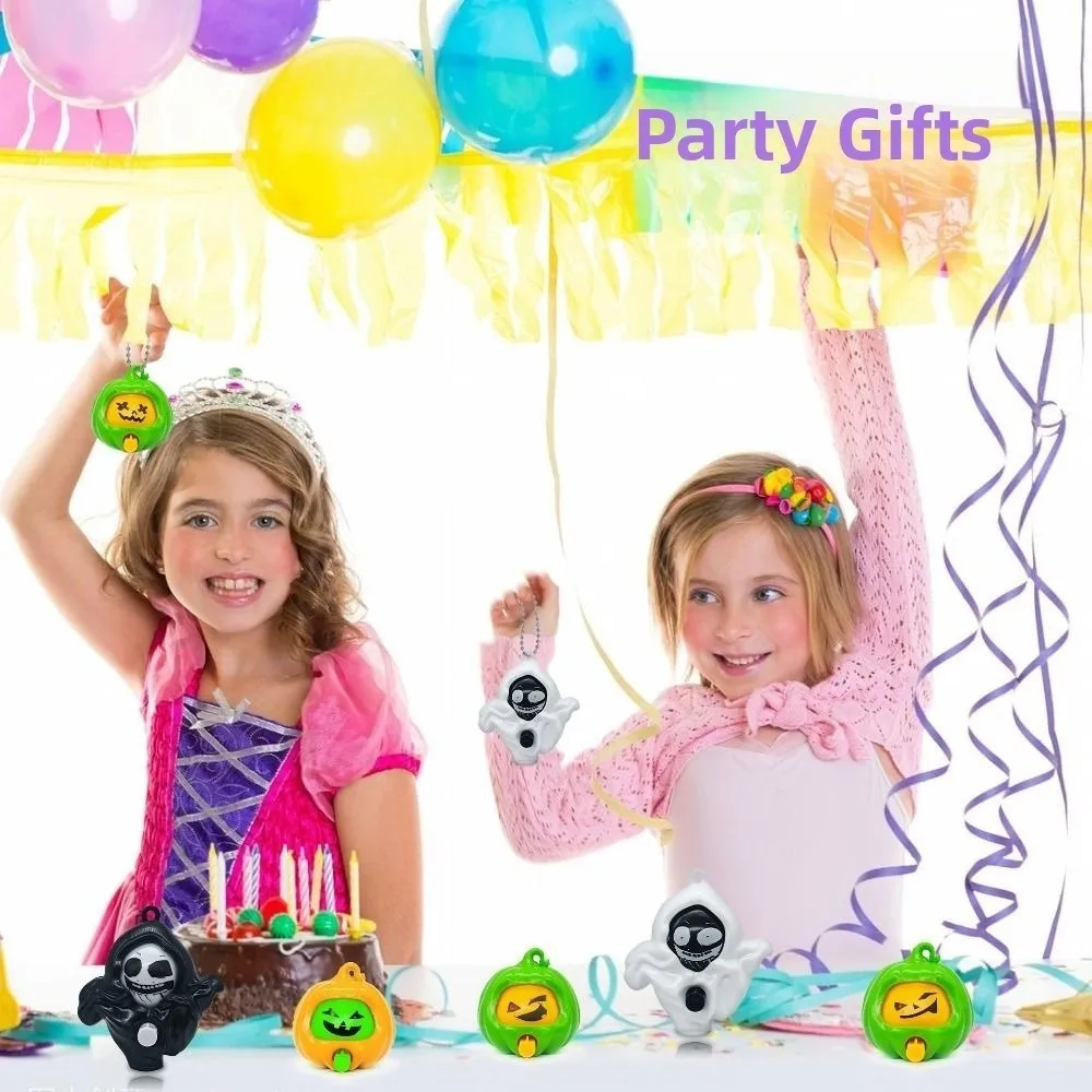 พวงกุญแจเปลี่ยนหน้าฟักทอง ดีไซน์เปลี่ยนหน้าได้ ขนาดเล็ก รูปทรงฟักทอง พวงกุญแจเปลี่ยนหน้าฟักทอง สีสันสดใส สนุกสนาน