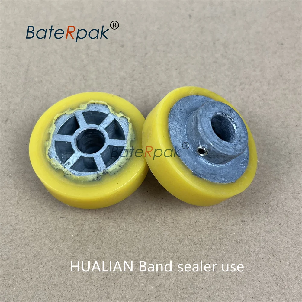 BateRpak 900/770 Ban Nhạc Máy Hàn Miệng Túi Dập Nổi Bánh Xe, Continous Ban Nhạc Máy Hàn Miệng Túi Phần Con Lăn Áp Lực, Thép Bánh Xe Ấn, 2 Chiếc Giá