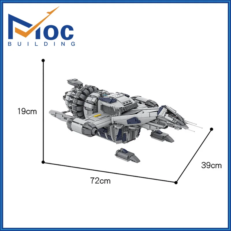 Moc Space sci-fi serial telewizyjny Firefly Serenity klocki Malcolm Reynolds statek kosmiczny z wahadłami klocki dla dzieci zabawki