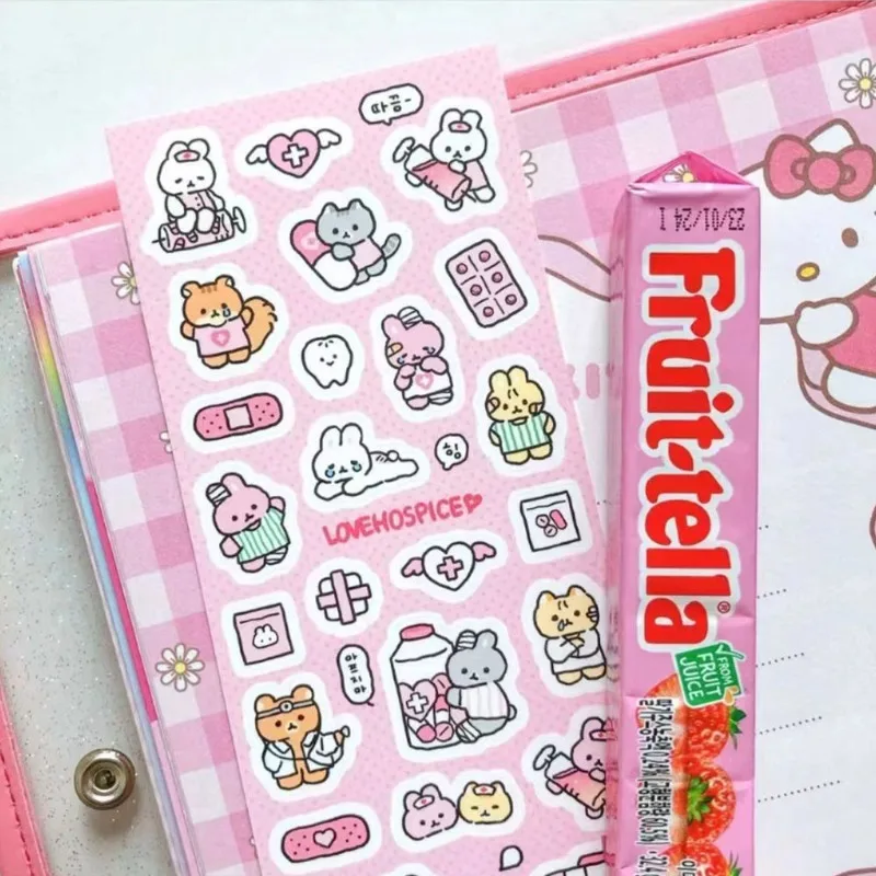 Cute Rabbit Graffiti Stickers Ins High Value Decorative Stickers for Scrapbook Diary Cup Laptop