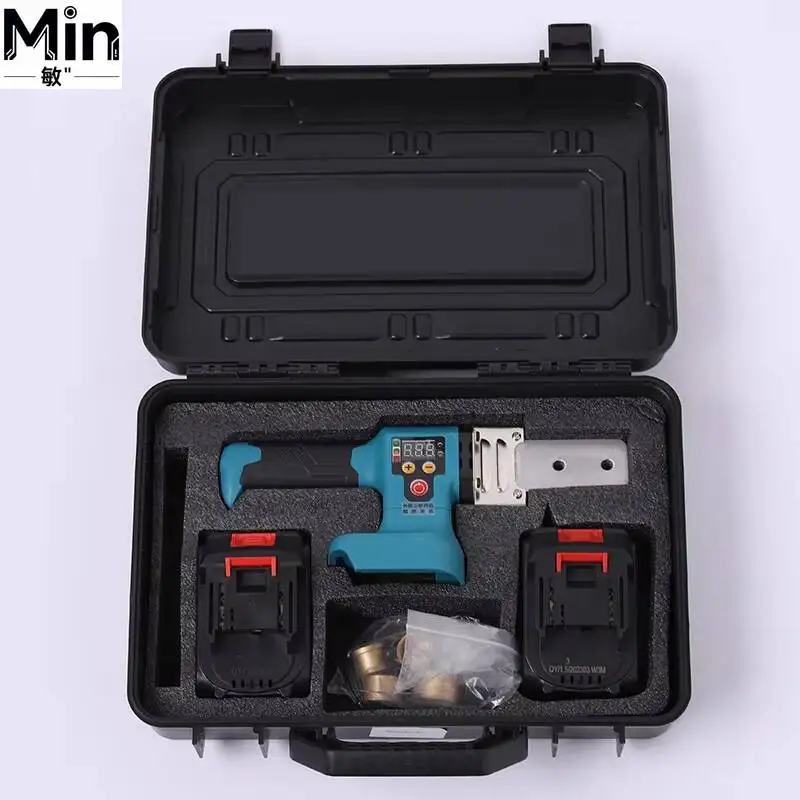 Portable Cordless 800W Pipe Heating Fuser Thermostatic PPR Welding Tool Industrial DIY Plastic Pipe Welder