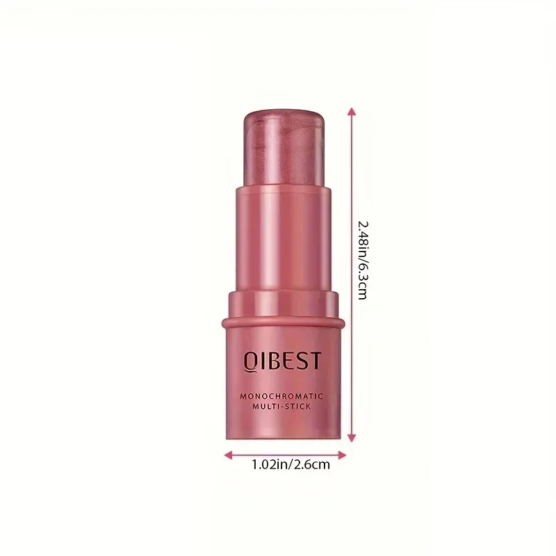 1PC High Light, Lidschatten, Lippenstift, drei in einem multifunktionalen Gesichts-Make-up, wasserdicht und langlebig