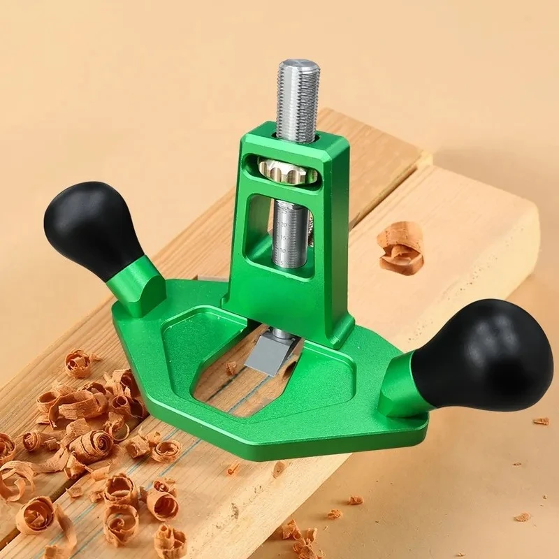 Adjustable Aluminum Alloy Wire Planer Woodworking Cleaner Single Tenon Shoulder Right Angle Groove Planer Tool