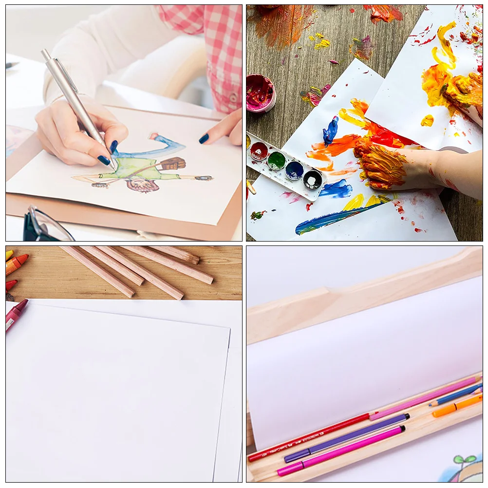 

Premium Drawing Paper Roll Kids Durable Art Sketch Graffiti Large Blank Children Toddler Baby Home School Use Crumple Resistant