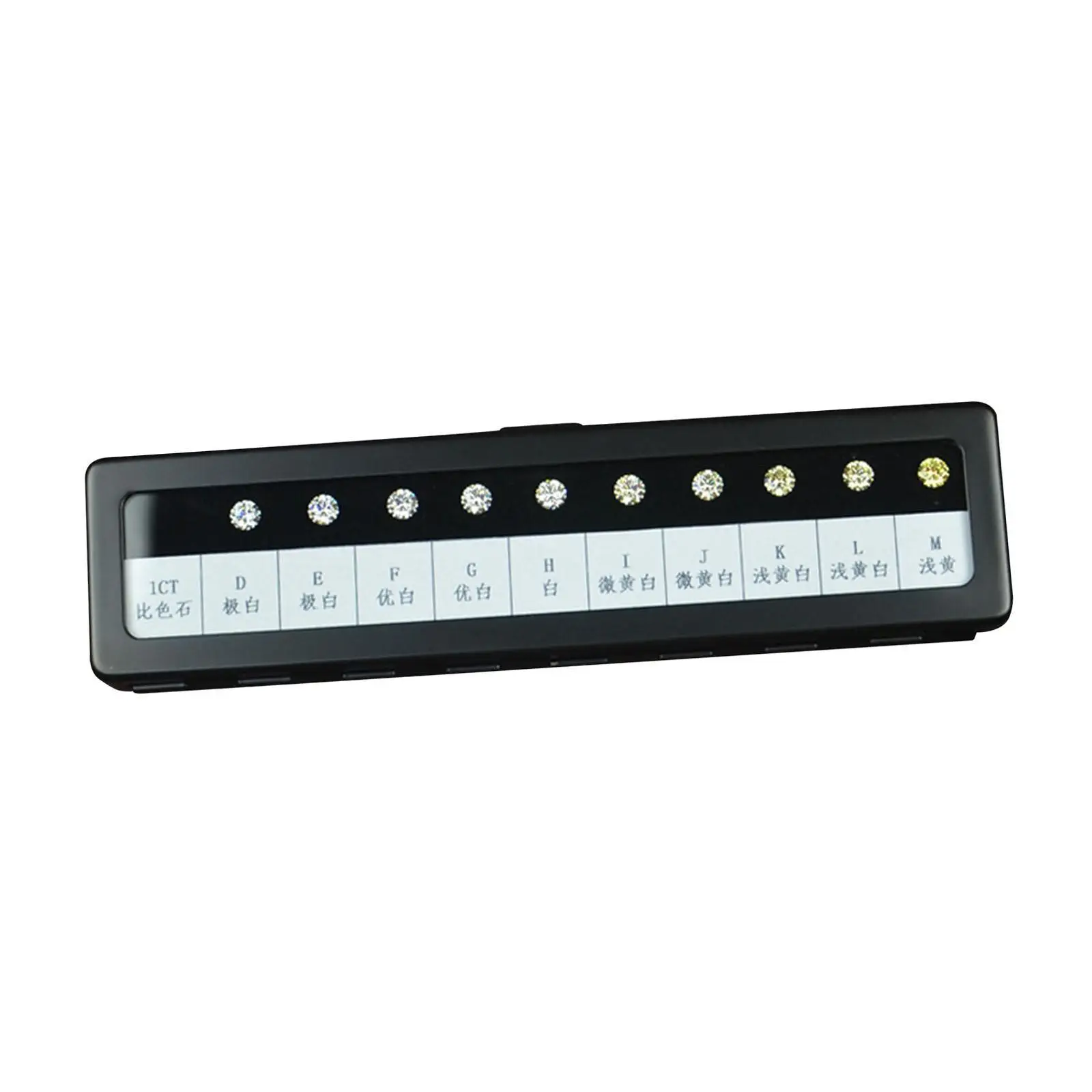 mulated Diamond Color Scale Holder Supplies Stone Tester Color Tester Tool Black Box
