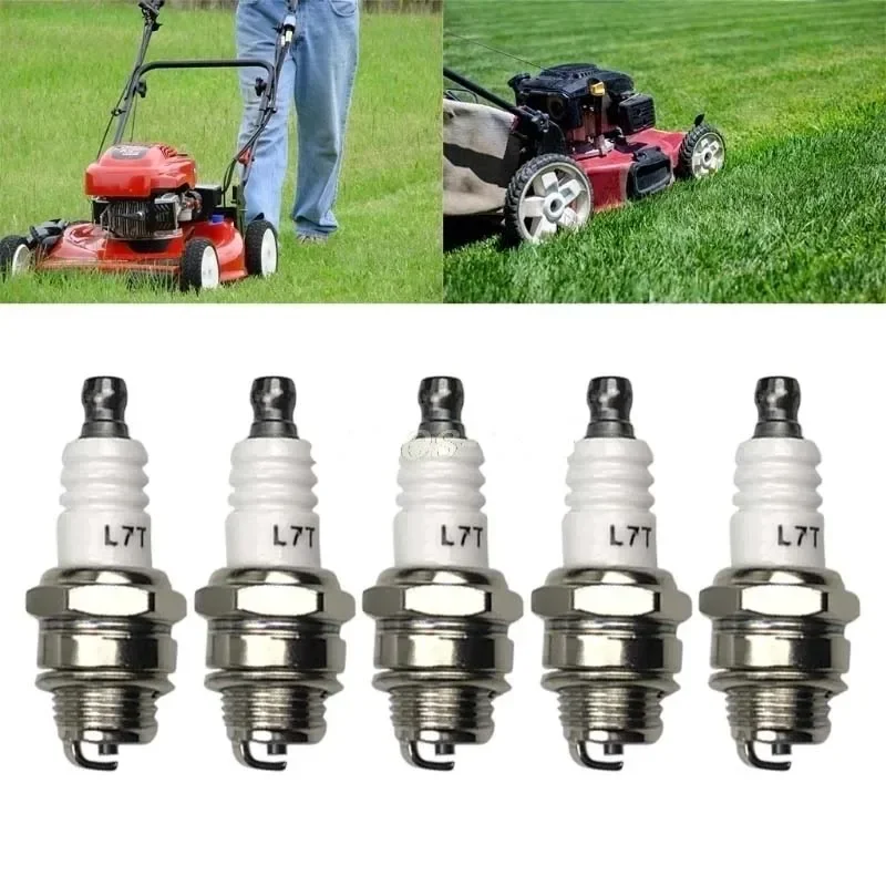 

5Pcs Spark Plug Fit for L7T BM6A BPMR7A RCJ6Y RCJ7Y WSR5F 33cc-49cc Trimmer Blower Replacements Accessory-V003