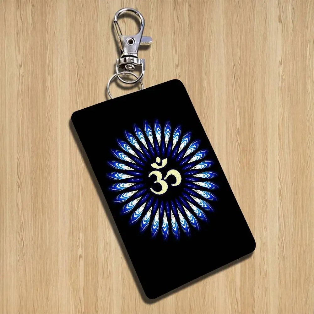 ที่ใส่พวงกุญแจลายกีฬา โอม โยคะ อัม เหมาะสำหรับใส่บัตรรถไฟฟ้า บัตรธนาคาร บัตรรถโดยสาร ซองใส่บัตร กระเป๋าใส่บัตร ลายพื้นผิว