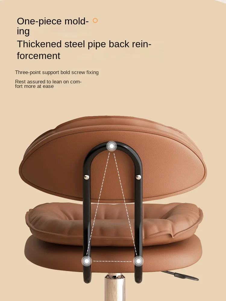 Lifting rotating beauty stool manicurist special stool front desk chair checkout page chair Internet celebrity bar stool