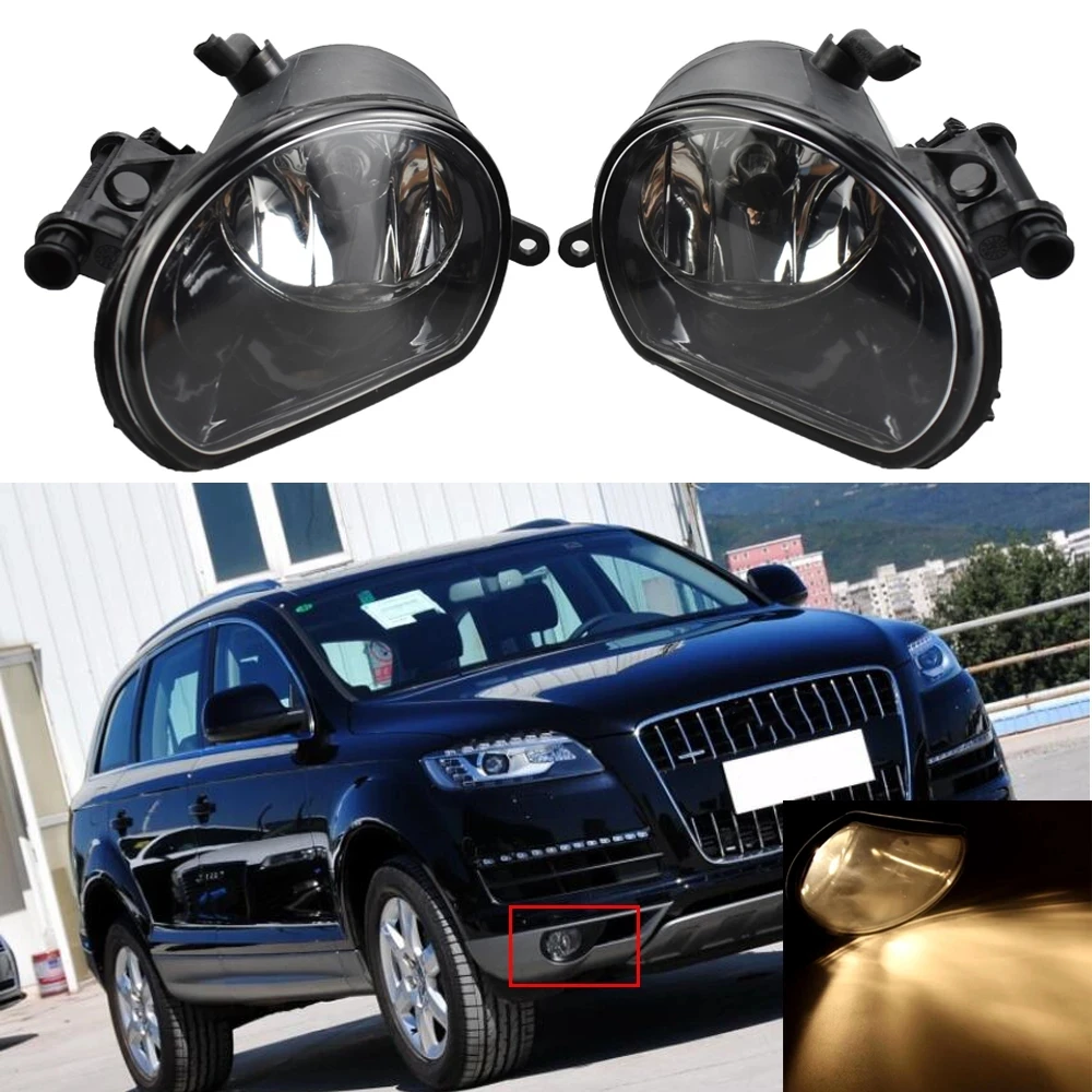 

2Pcs Fog Lamp For Audi Q7 2010-2015 Front Halogen Bumper Fog Light Car-styling Front Bumper 4L0941699A 4L0941700A