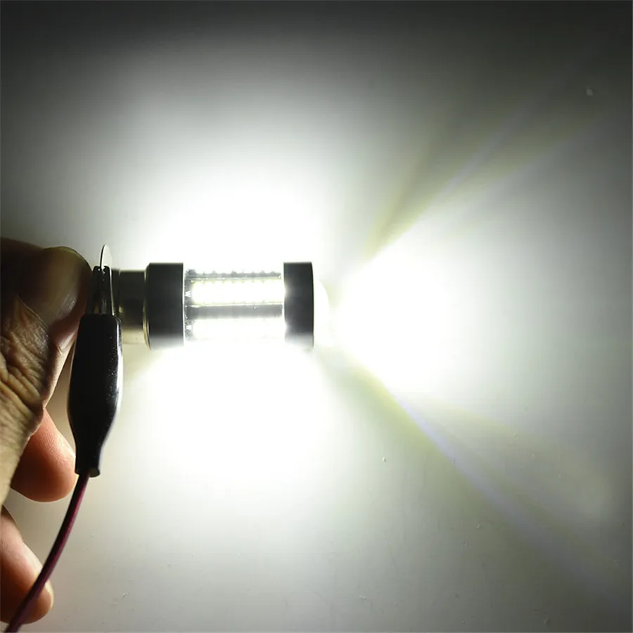Motorcycle Modified Led Bulb H6M P15D White Light 6000K 990LM 100W Used For 12V-24V Hi/Lo Beam DRL Fog Driving Light Bulb