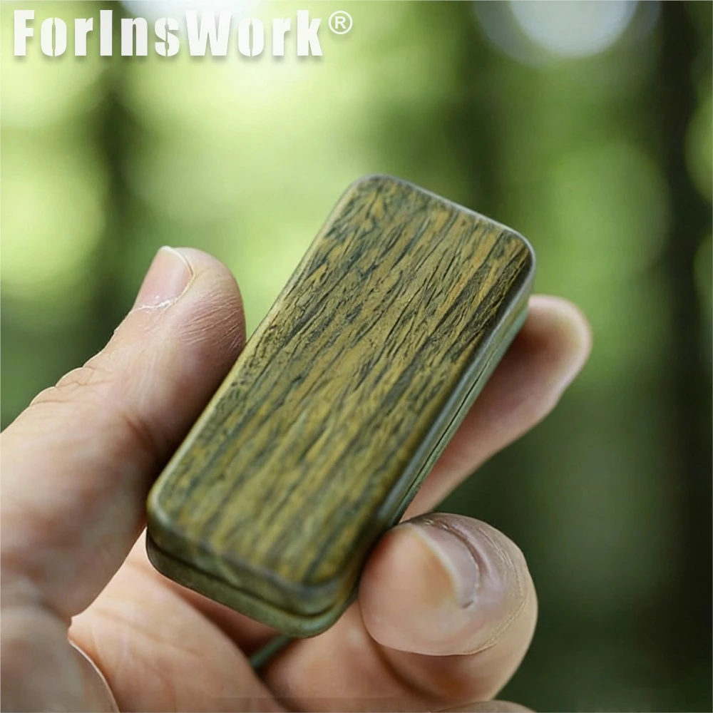 GAO Studio Green Sandalwood High Density Mechanical Push Slider Stress Relief Anxiety Toy