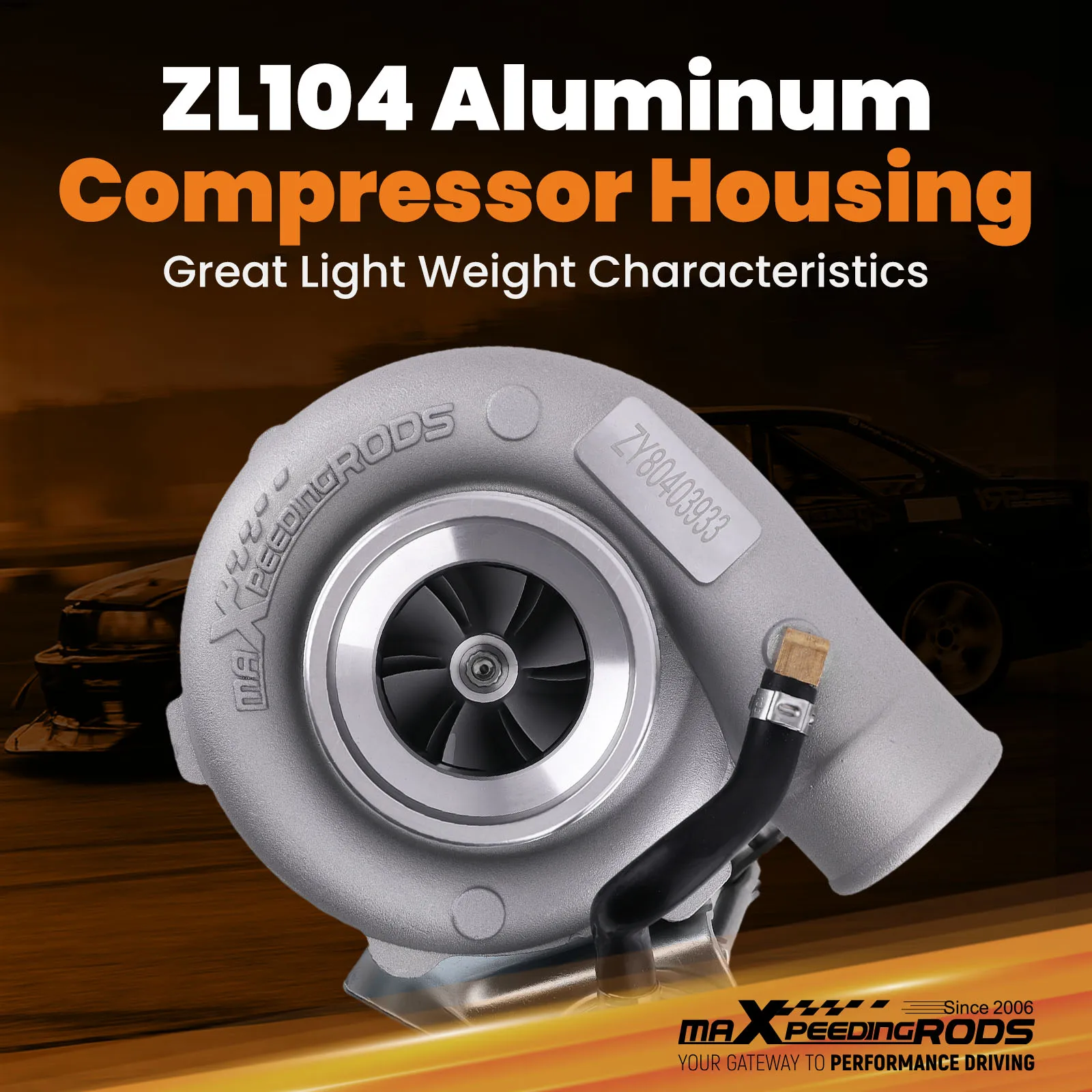 T25 T28 GT25 GT28 GT2871 GT2860 A/R .64 Universal Turbo Charger for 1.5-2.0L Billet Turbocharger Turbine Up to 400HP