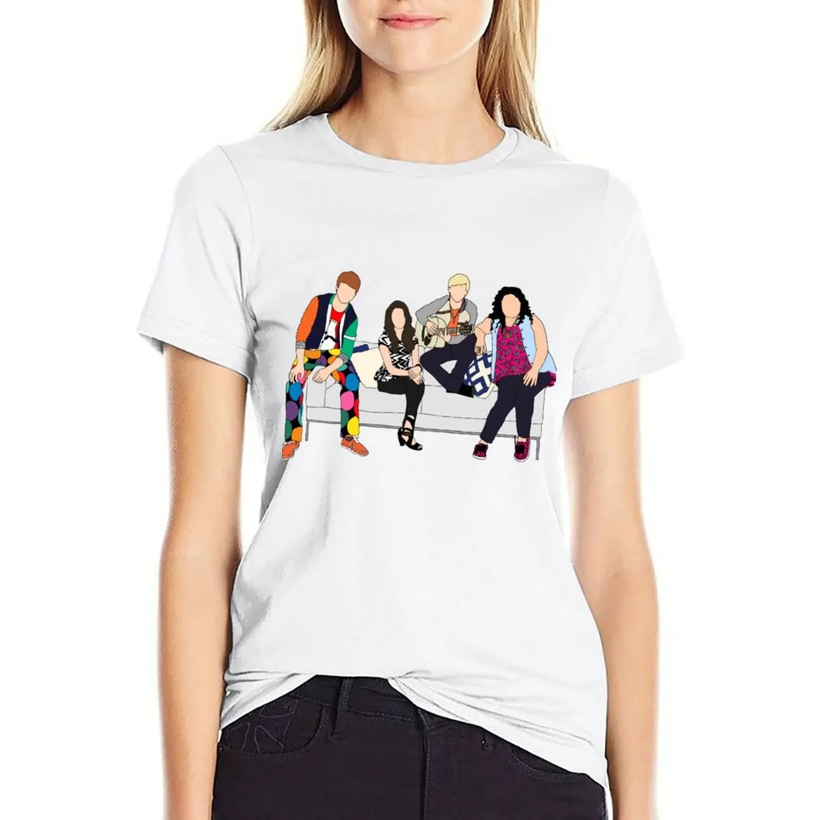 

A&A T-shirt kawaii clothes shirts graphic tees animal print shirt for girls T-shirt Women