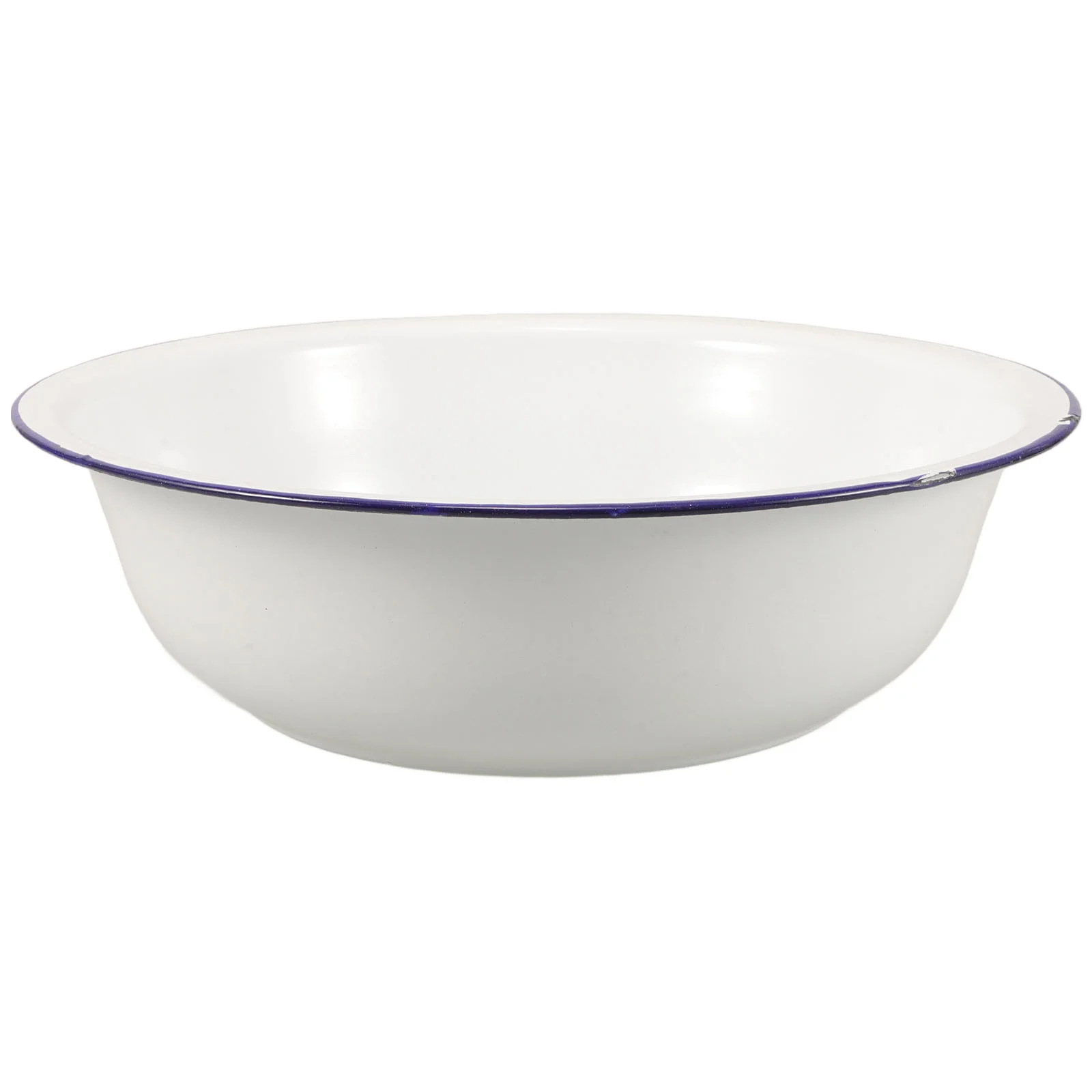 

Enamel Footbath Feet Bathroom Decor Ground Soak Tub Wash Basin Metal Bucket for Soaking Bowl Man
