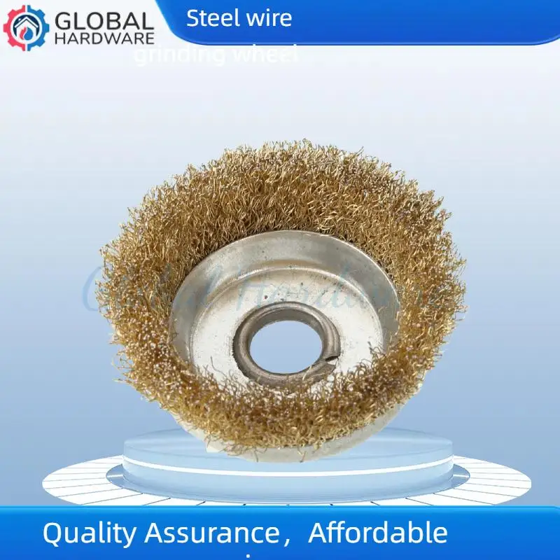 

Шлифовальный круг из стальной проволоки. Угловая шлифовальная машина. Шлифовальный диск. Полировальный круг для удаления металлической ржавчины. Очистка сварочного шлака.