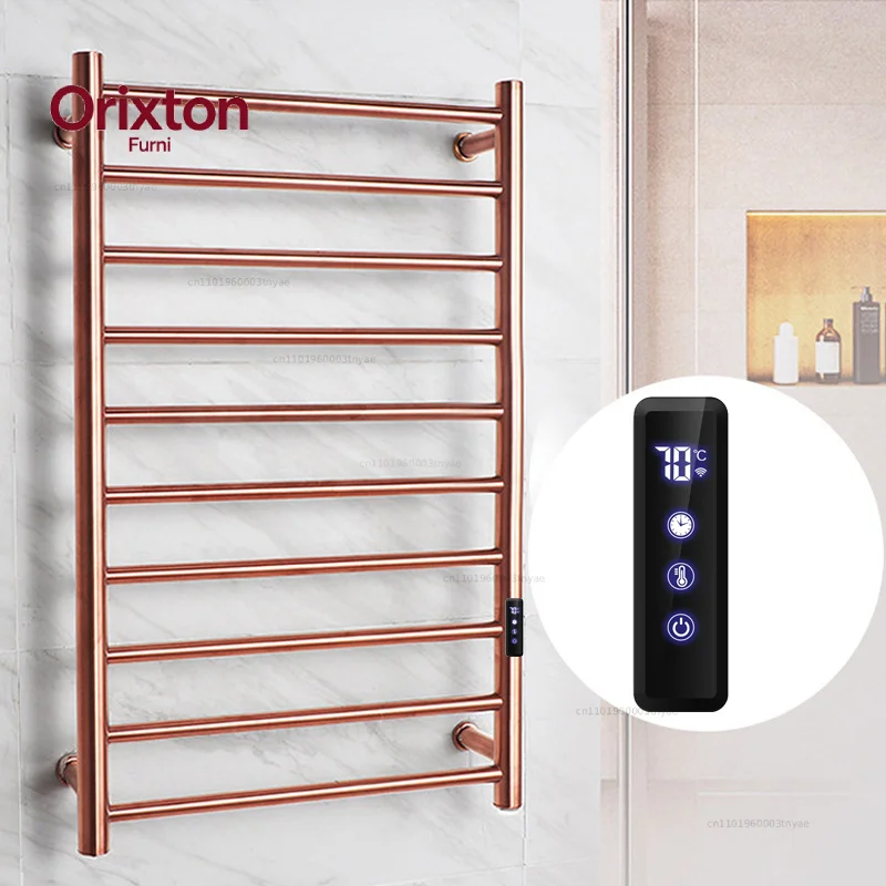 500*800*120(mm) Electric Towel Rack 304 Stainless Steel 50°C+5 Constant Temperature Fast Heat Drying Bath Towel Bar 110V/220V