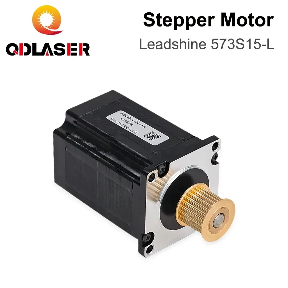 

QDLASER Leadshine 573S15-L 3 phase Stepper Motor for NEMA23 5.8A length 76mm Shaft 8mm