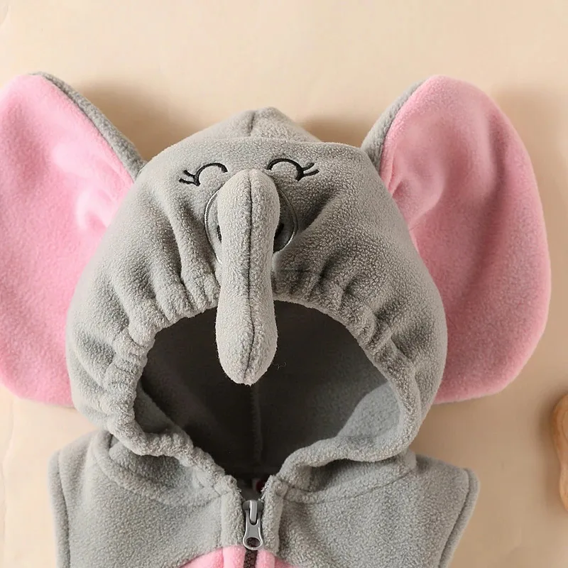 Sky06 Umorden 2 قطعة/المجموعة الطفل الفيل زي الرضع الفتيات 6 متر 9 متر 12 متر 18 متر كبير الوردي اصطف الأذن هالوين ازياء Cosplay66lU &