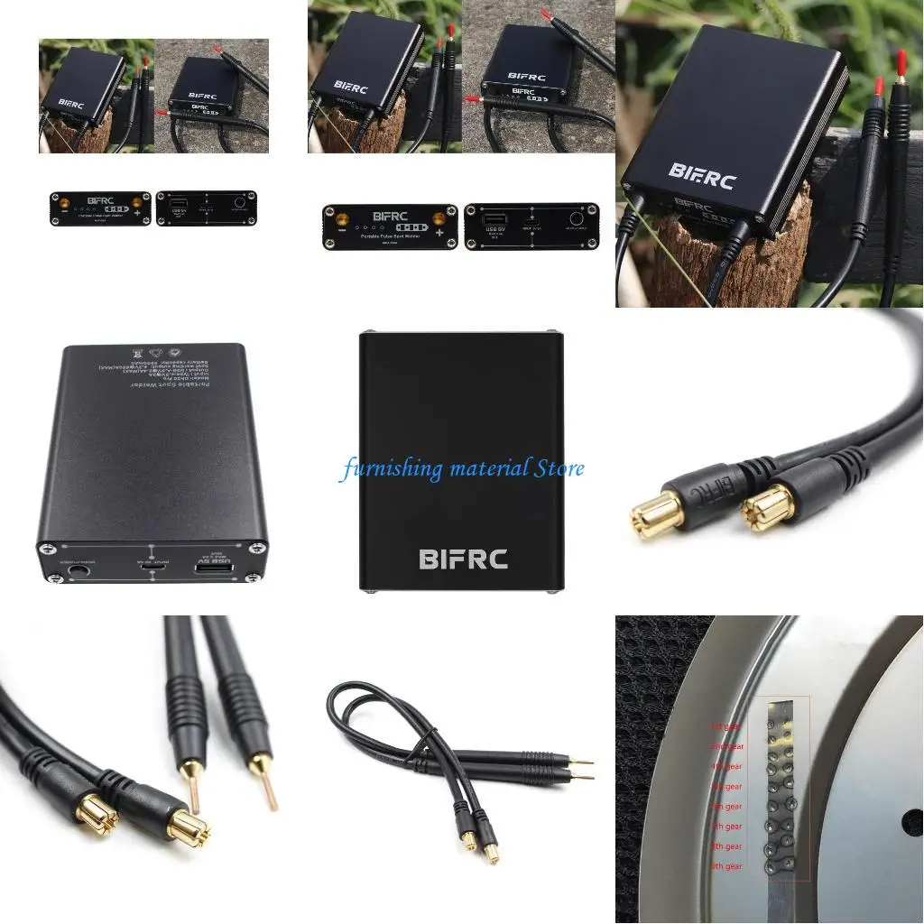 Y5gd dh20 mini soldador mini ferramenta soldagem a ponto diy com caneta liberação rápida 18650 bateria