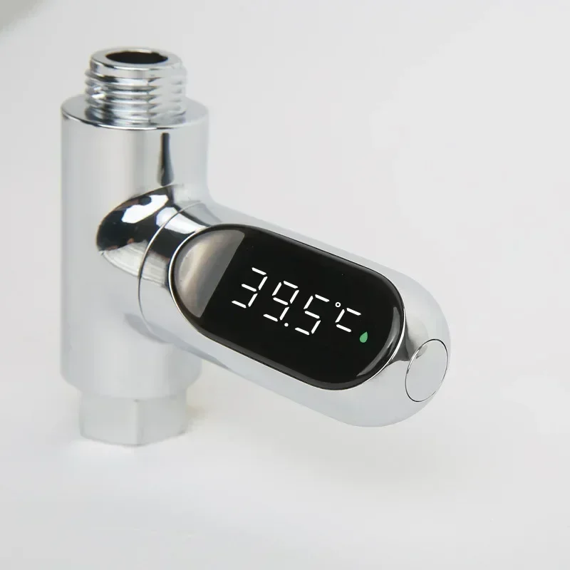 Picture 4: LED Digital Shower Water Thermometer, Hot Tub Temperature Monitor Gauge with Hose Display for Bathroom Faucet Tap