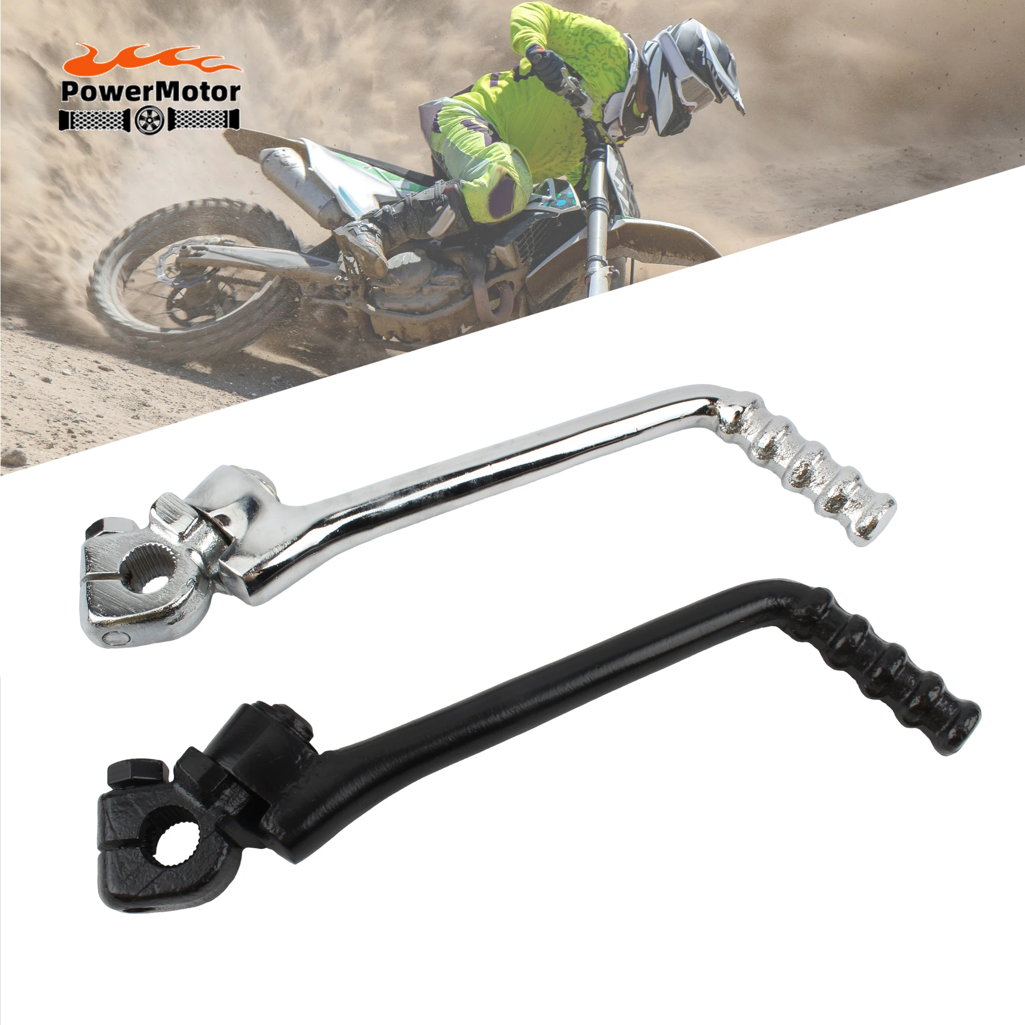 Accessoires de moto, pédale de levier de démarrage de 13mm pour KAYO SSR SDG BSE 50cc 70cc 90cc 110cc 125cc 140cc 150cc 160cc