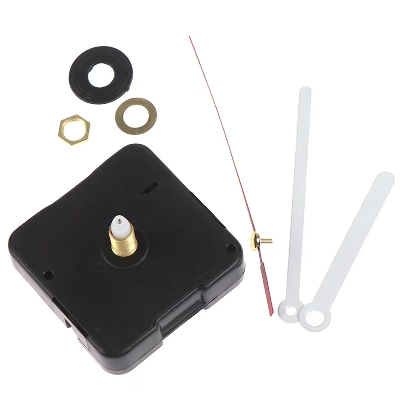 Diy Silent Classic Sliver Quartz Watch Wall Clock Movement Mechanism Parts Home Decoration