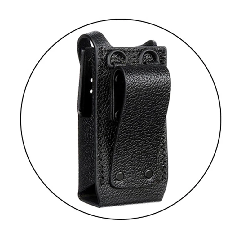 PMLN5839 Walkie Talkie Hard Leather Carry Case For Motorola XPR7000 XPR7350 XPR7350E DGP8050 DP4400 DP4401 Radio Easy To Use