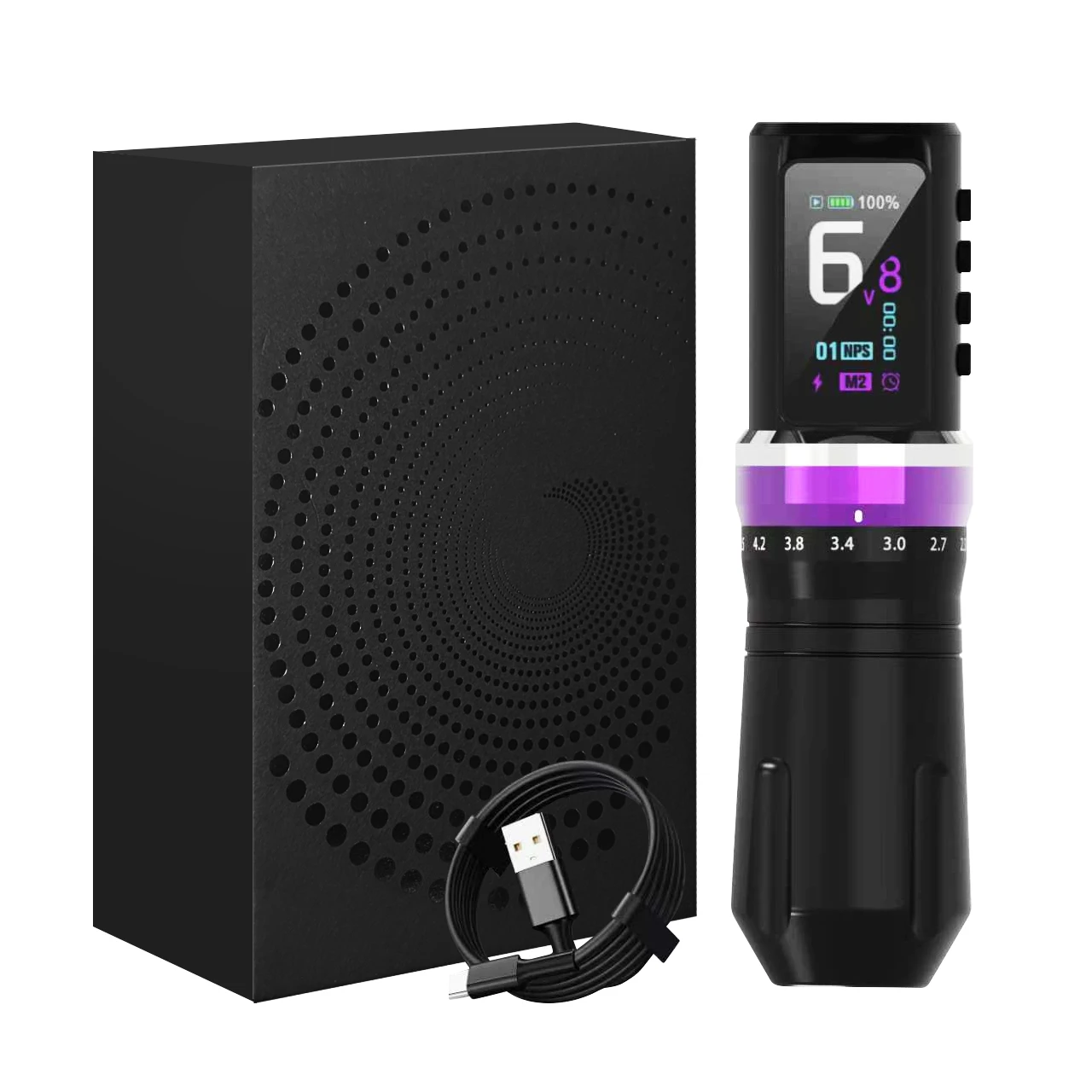 

Беспроводная тату-машинка с регулируемым ходом, бесщеточный двигатель без сердечника, аккумулятор 2200 мАч, перманентный макияж для татуировщиков