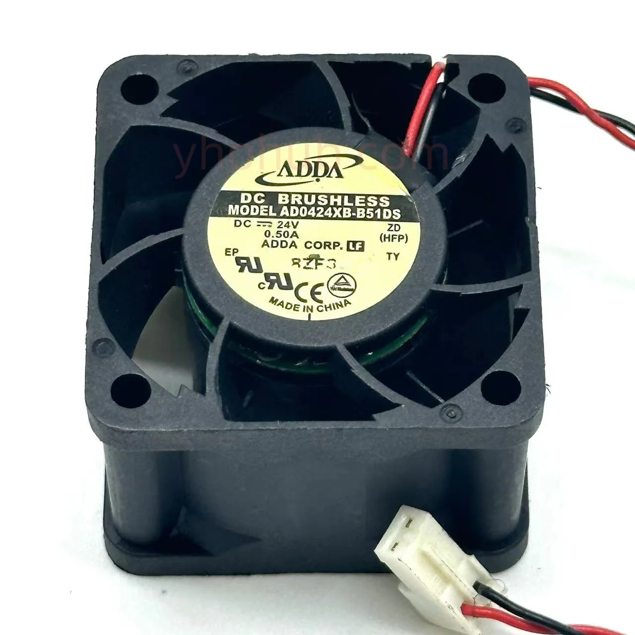 

ADDA AD0424XB-B51DS DC 24V 0.5A 40x40x28mm 2-Wire Server Cooling Fan