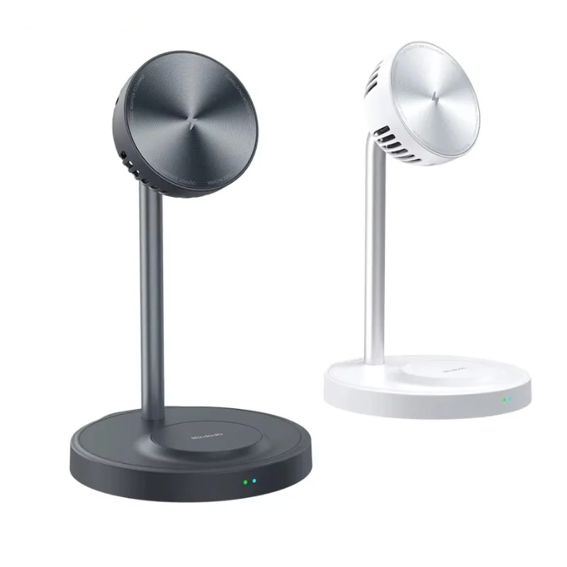 

2 in 1 Wireless Charging Station Cooler Radiator 15W Max TWS Earbuds & Phone Chargers Wireless Charging Desktop Stand