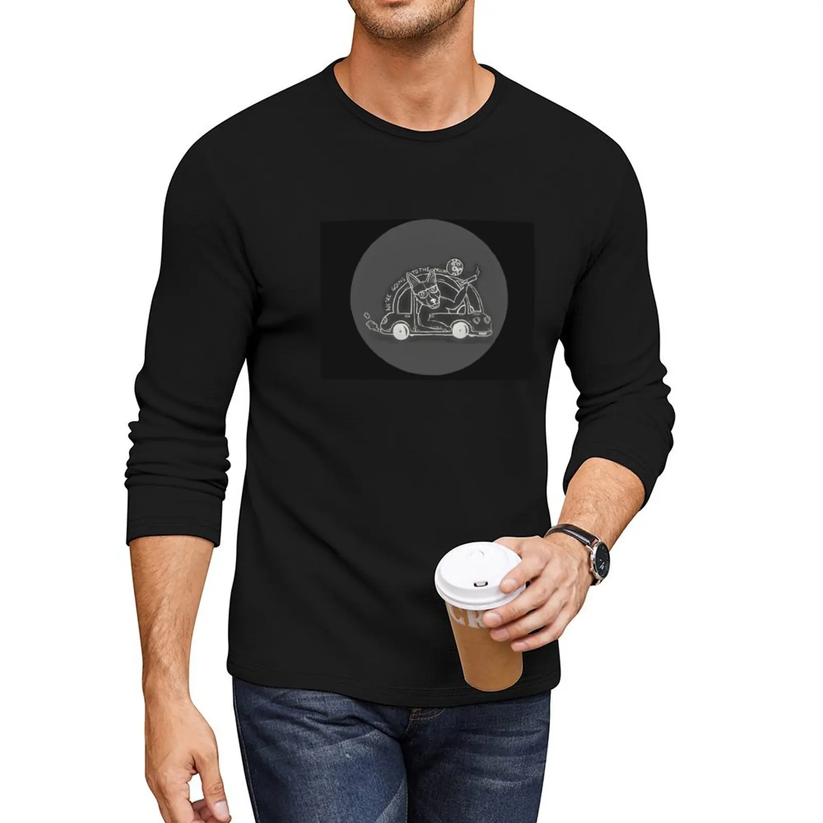 

We're going to the moon Long T-Shirt funny t shirt men graphic t shirts
