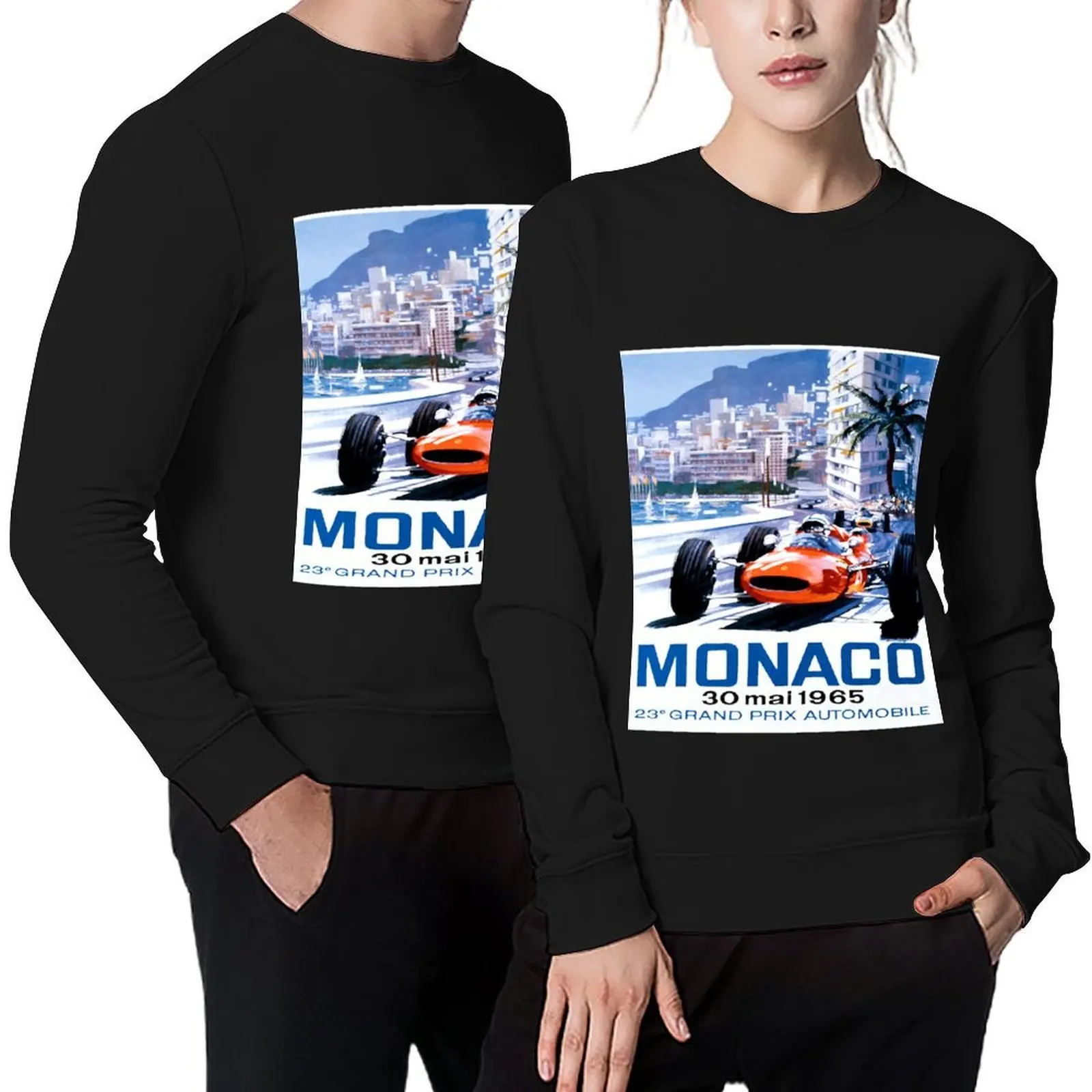 

Monaco Pullover aesthetic clothing mens clothing tracksuit graphic t shirts men winter man sweatshirt