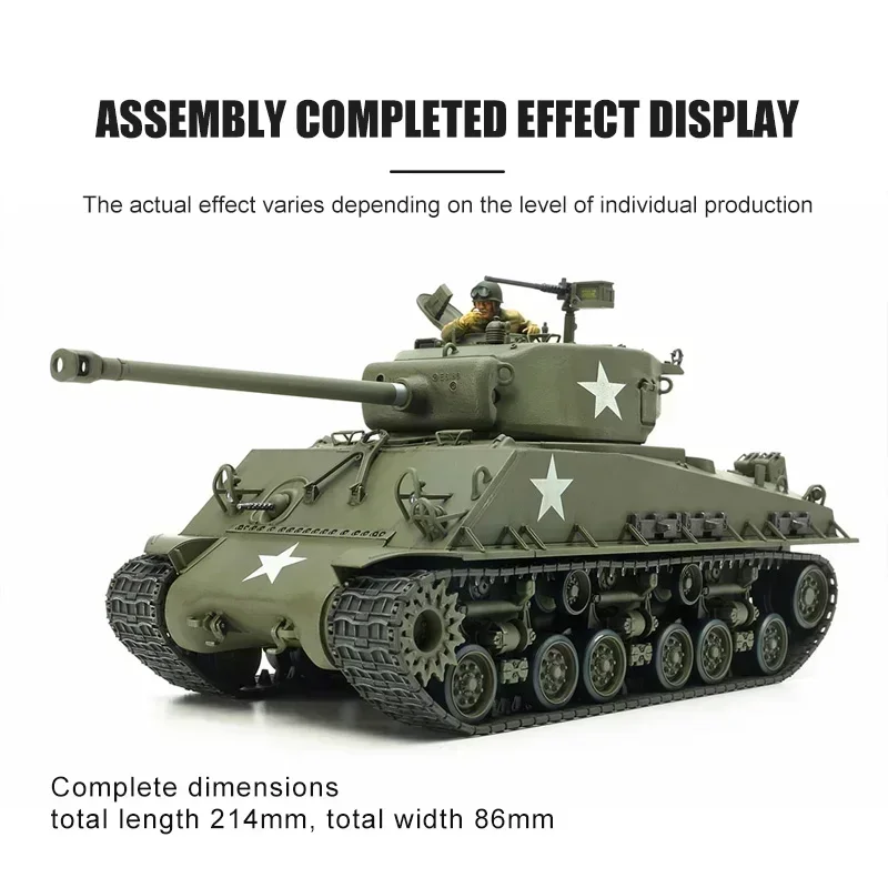 1/35 TAMIYA รุ่น 35346 Sherman M4A3E8 ถัง-ชุดขนาด diy ของเล่นชุด