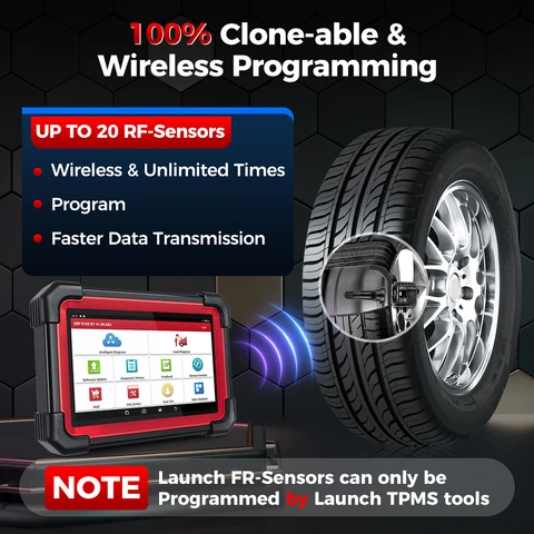 Датчик давления в шинах LAUNCH RF 433/315 МГц TPMS Mx-Sensor, инструмент для диагностики и ремонта шин, автомобильный аксессуар, программатор X431 TSGUN