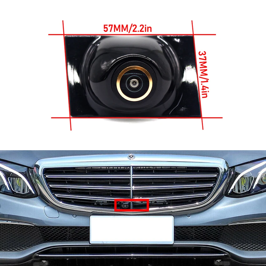 Car Front View Camera HD CCD Night vision Rear Camera For Mercedes-Benz E-Class (small sign) W212 V212 S212 W213 S213 2016 2017
